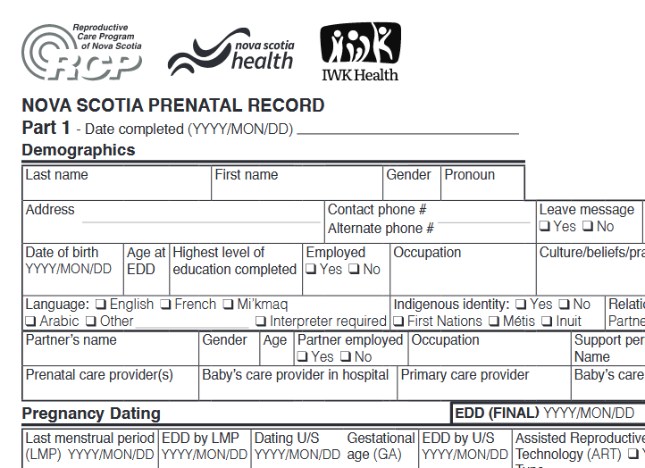 Postpartum Nursing Care  Reproductive Care Program of Nova Scotia